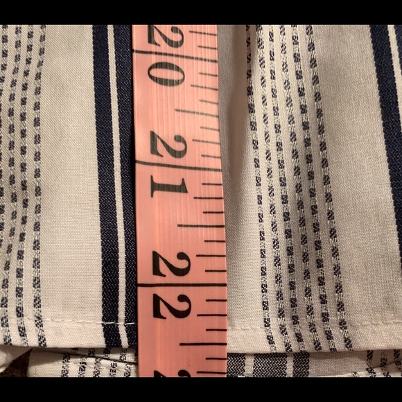 EUC Top: "Fitted Fit", High Quality, 2/3-Sleeve, Stripes & Stutter-Striped - Picture 8 of 9